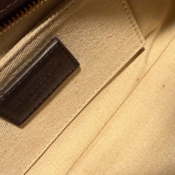JACQUEMUS Brown The Bisou Perle Bag Used with Tags - Picture 5 of 10
